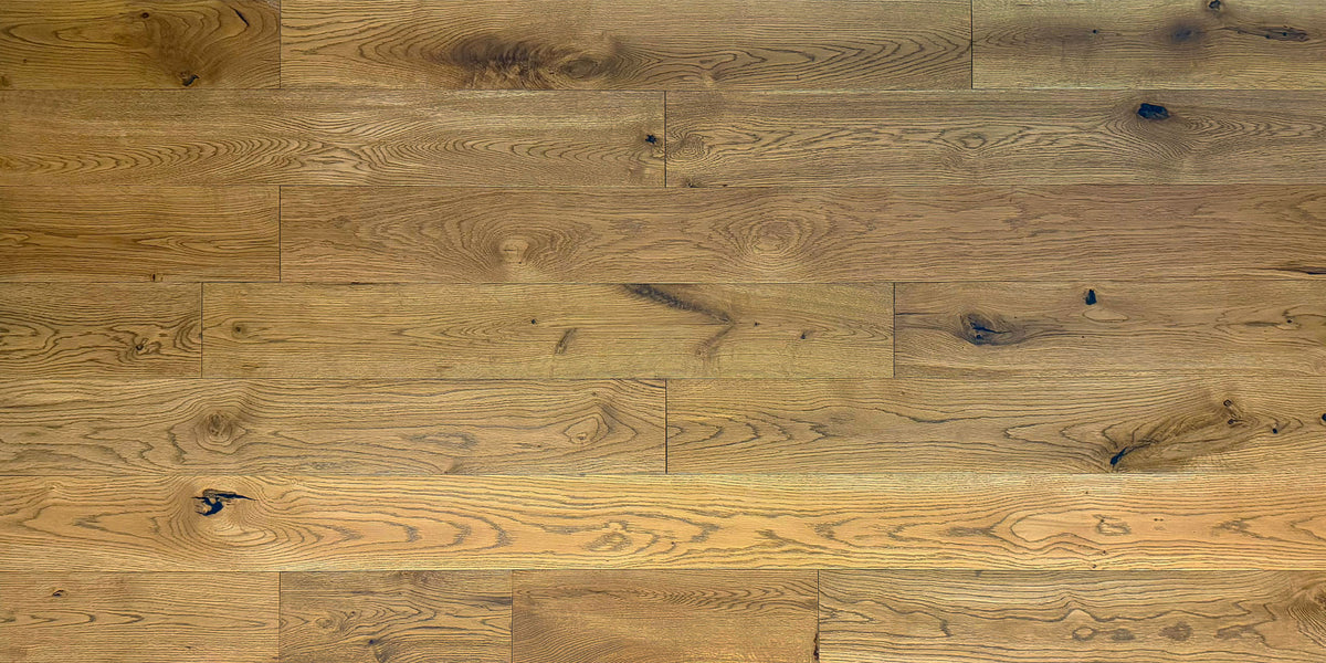 5" x 3/4" Solid European White Oak Cashew Hardwood Flooring