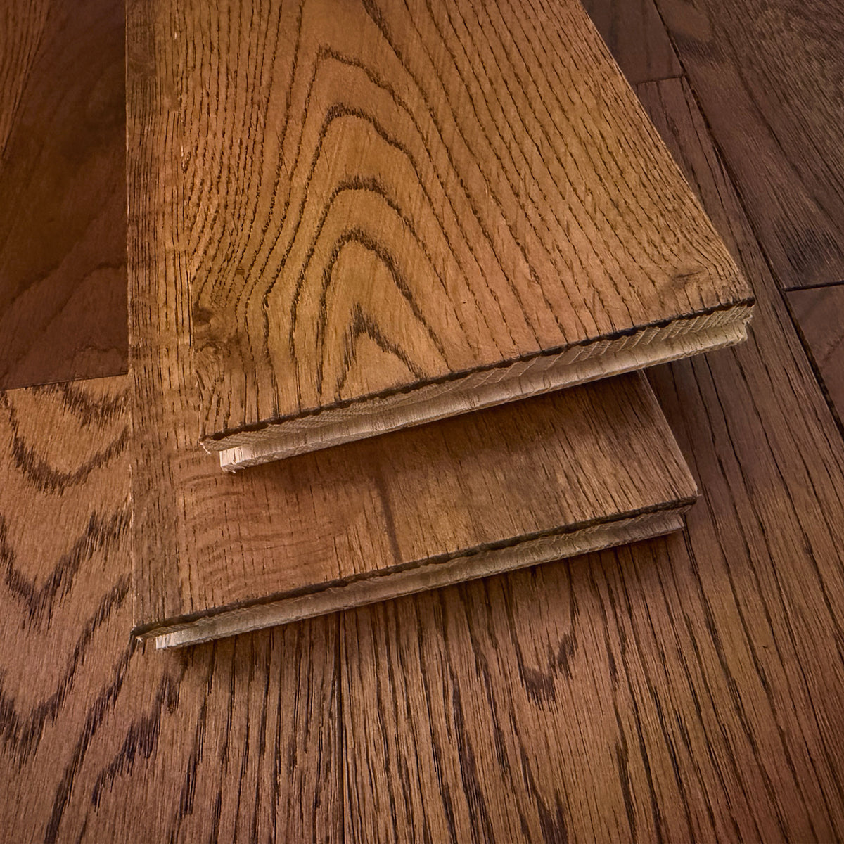 Solid European White Oak Winchester Close Up of Edges