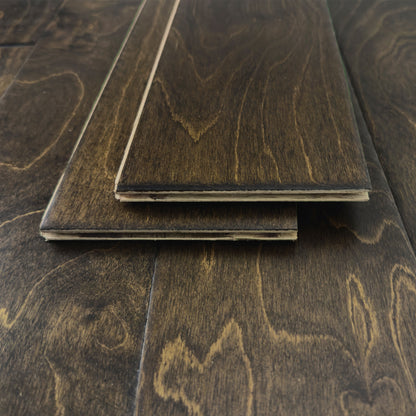 5" x 3/8" Engineered Birch Parthenia Hardwood Flooring
