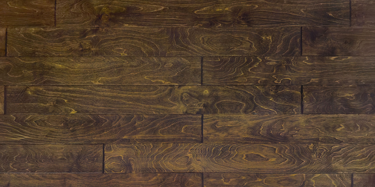 5" x 3/8" Engineered Birch Parthenia Hardwood Flooring