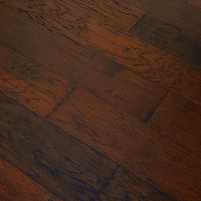 5" x 3/8" Engineered Hickory Jopa Close Up to Show Grain