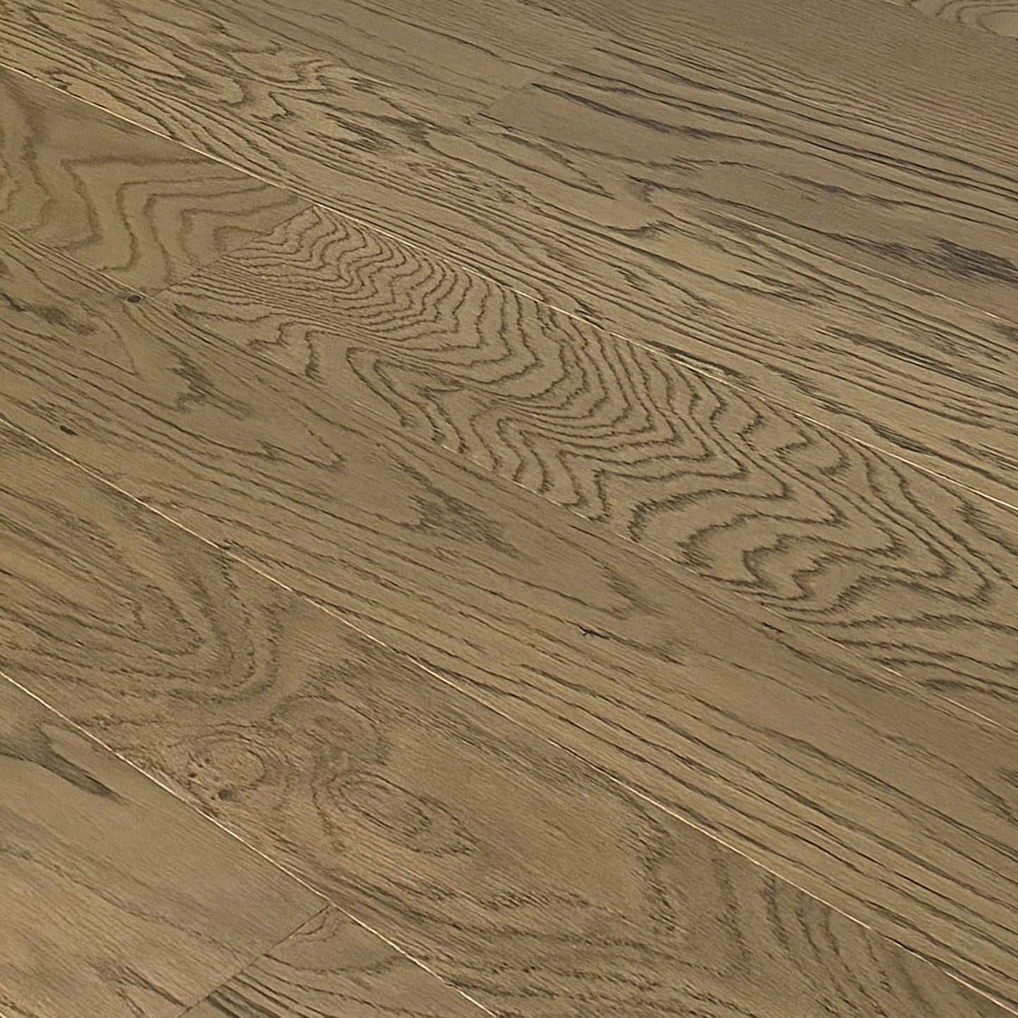 5" x 3/8" Engineered White Oak Cattleman Up Close to Show Grain