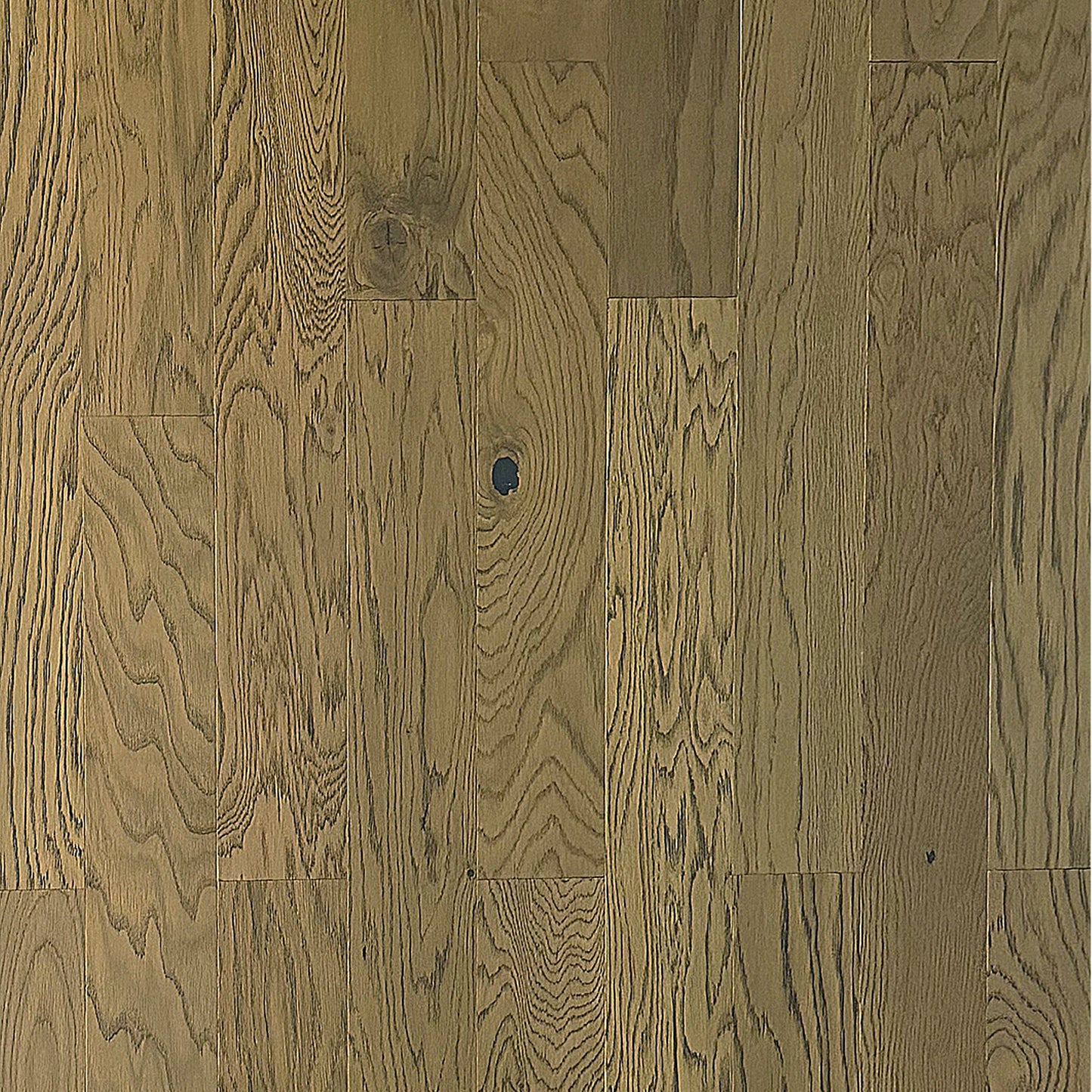 5" x 3/8" Engineered White Oak Cattleman Close Up to Show Grain