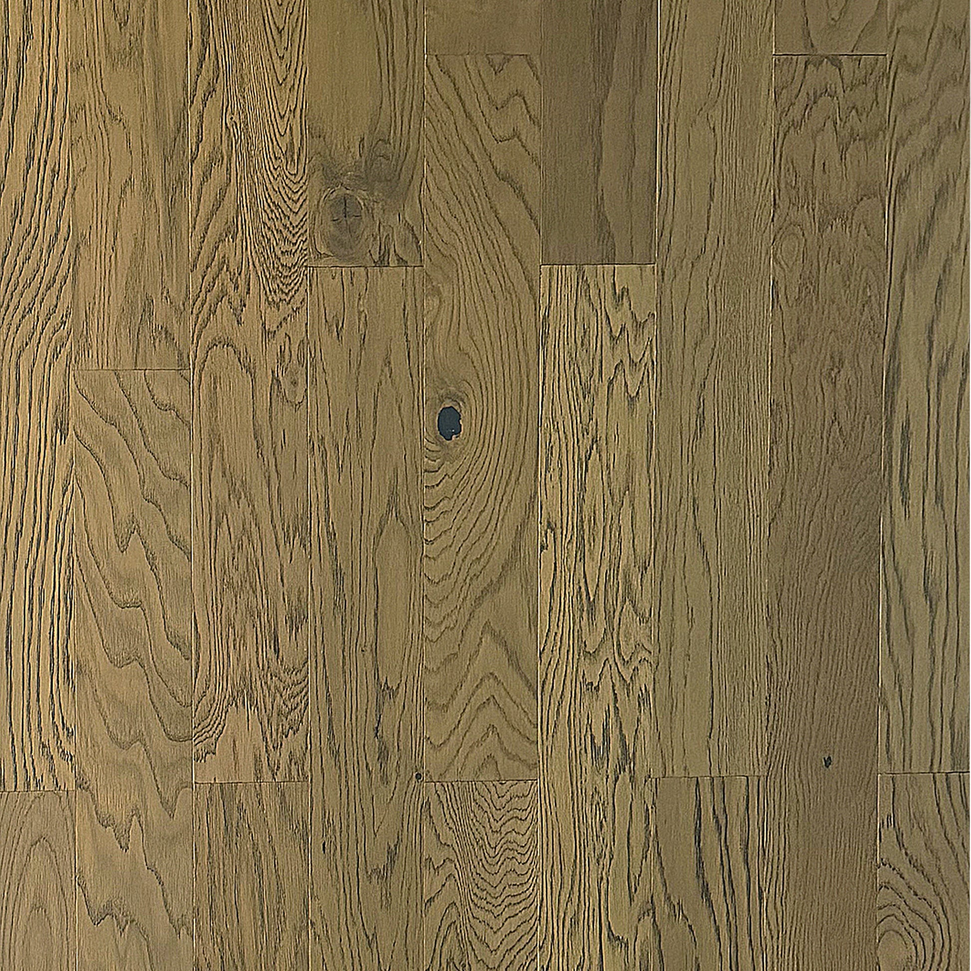 5" x 3/8" Engineered White Oak Cattleman Close Up to Show Grain