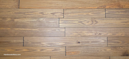 5 1/8" x 3/4" Southern Yellow Pine Ginger Solid Hardwood Flooring. Shown Close up 