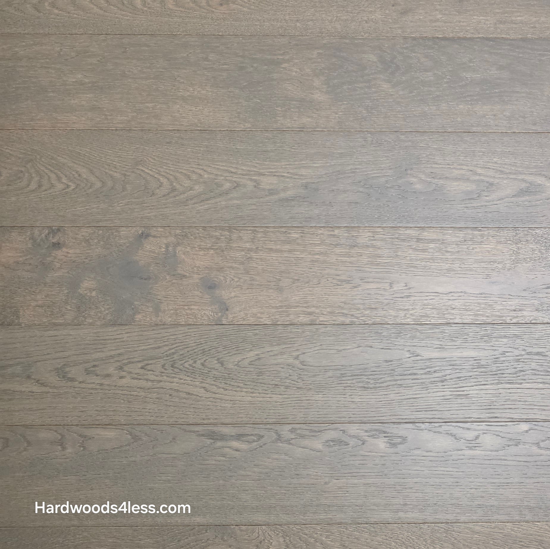 5 7/8" x 9/16" Engineered European Oak Mount Mitchell Hardwood Flooring. Shown close up.