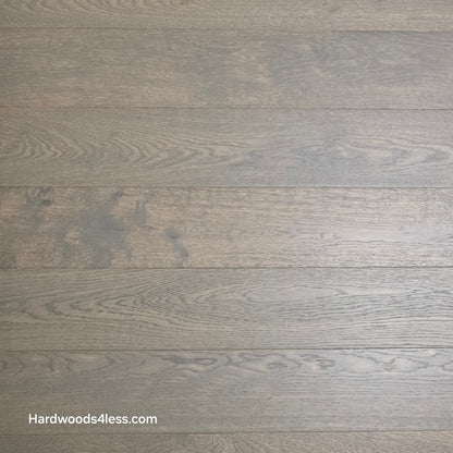 5 7/8" x 9/16" Engineered European Oak Mount Mitchell Hardwood Flooring. Shown close up.