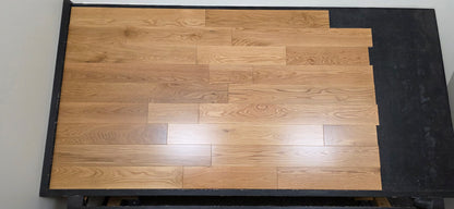 white oak on a black table 