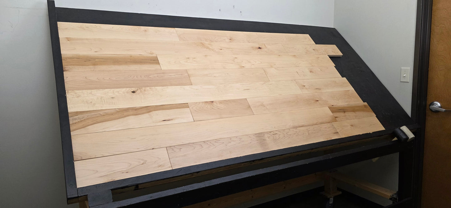 5" x 3/4" Natural Maple Character Grade Hardwood Flooring