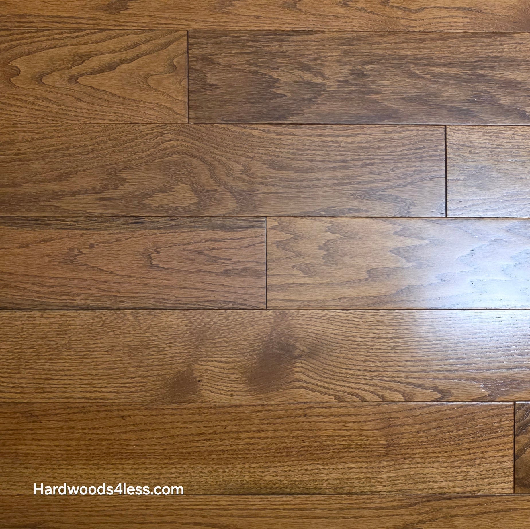 5 x 34 Solid Red Oak Hide Hardwood Flooring.