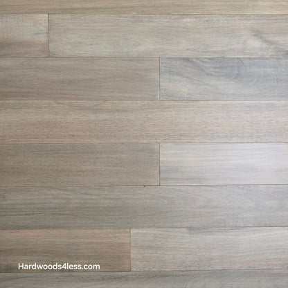 5" x 9/16" Engineered Brazilian Oak Light Grey Hardwood Flooring
