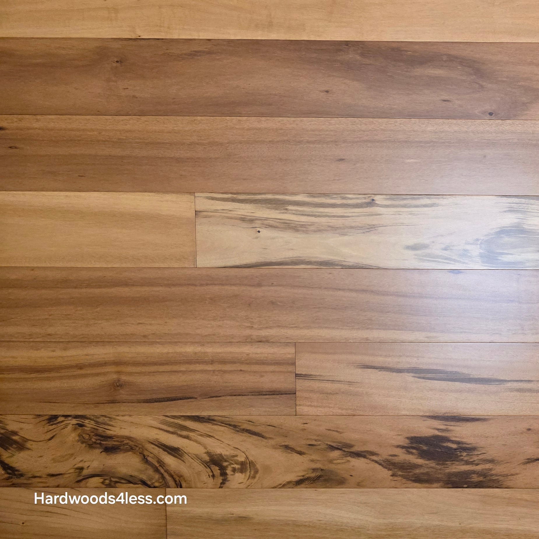 5" x 9/16" Engineered Brazilian Tigerwood Natural Hardwood Flooring
