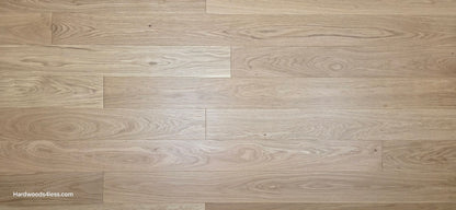 5" x 9/16" Engineered European Oak Natural Hardwood Flooring close up