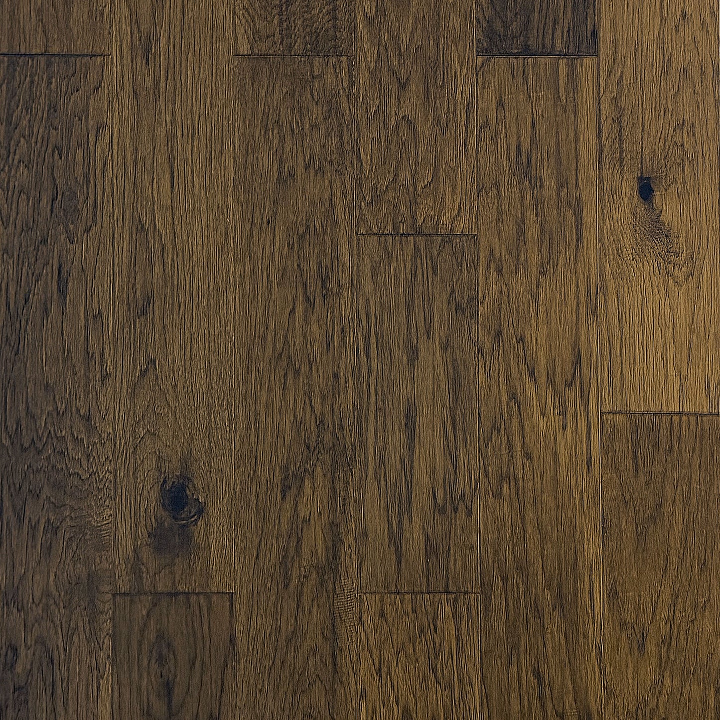 6 1/2" x 3/8" Engineered Hickory Longhorn Close Up to Show Grain