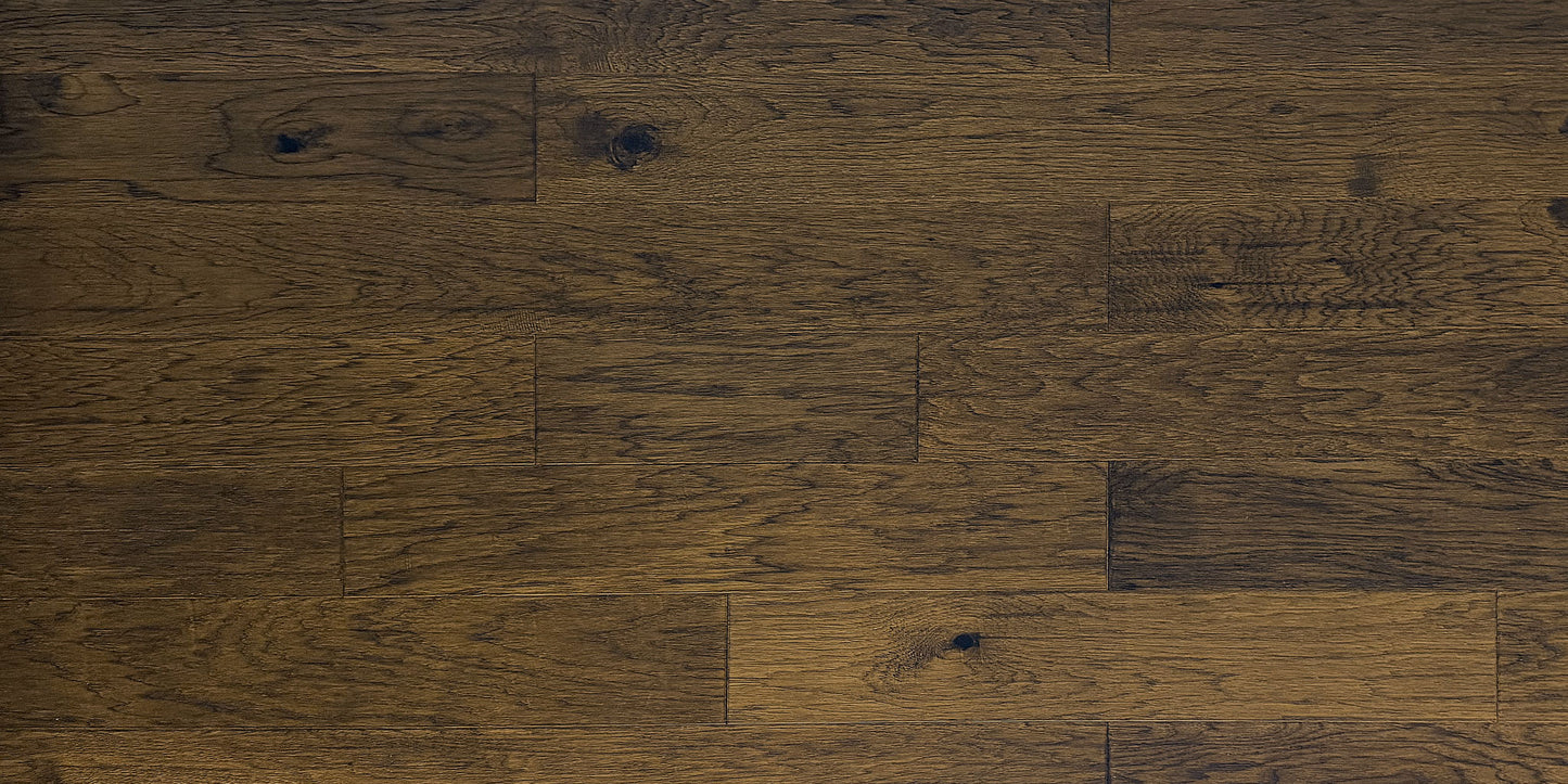 6 1/2" x 3/8" Engineered Hickory Longhorn Top View