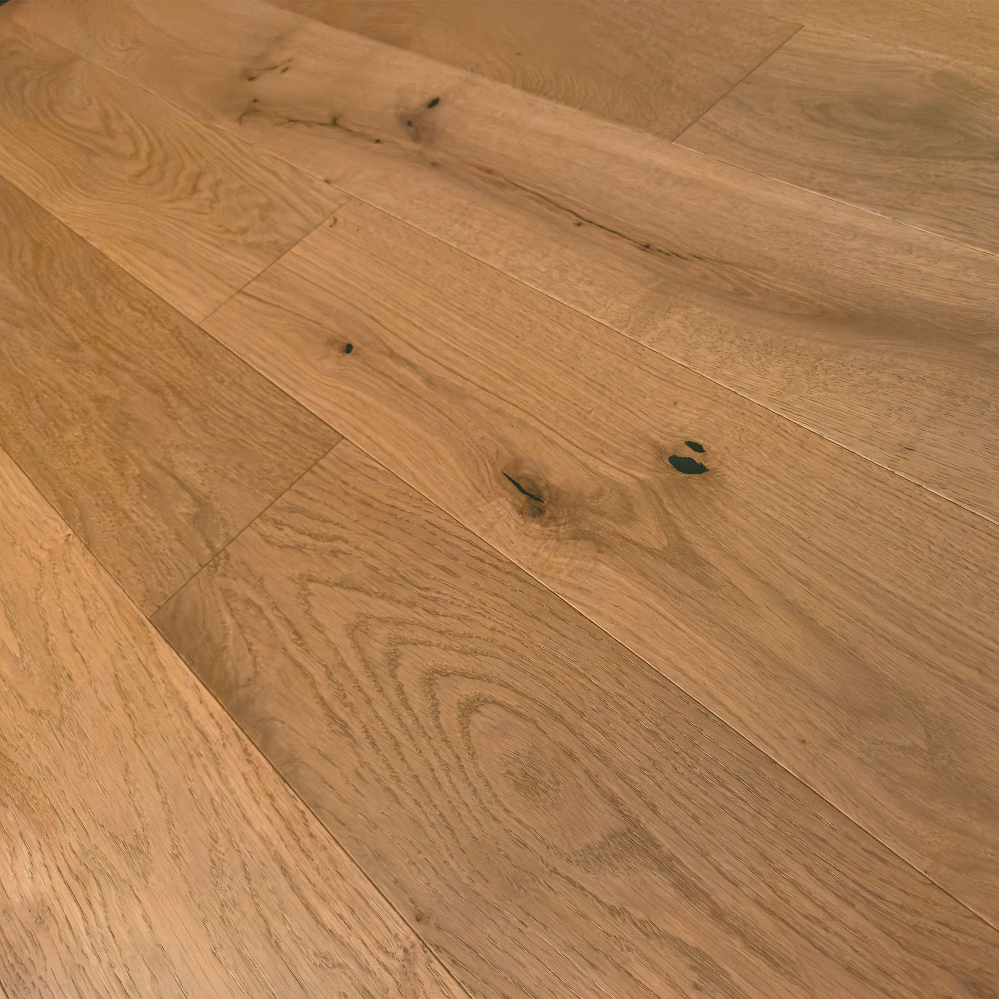6" x 1/2" Engineered White Oak Annie  Close Up to Show Grain
