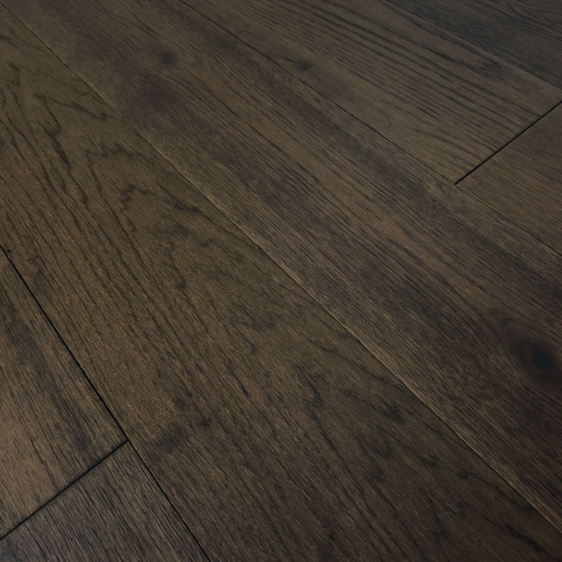 6 1/2" x 1/2" Engineered Hickory Dean Close Up to Show Grain