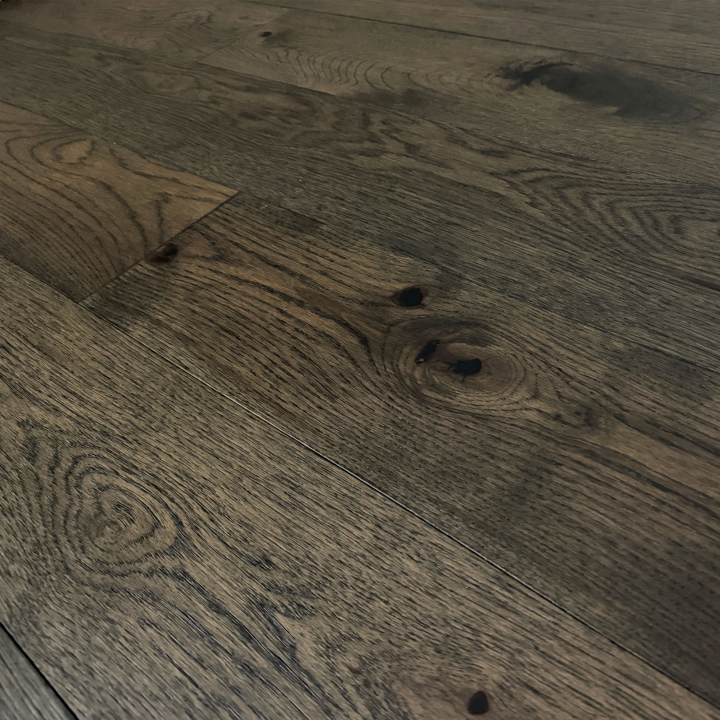 6 1/2" x 1/2" Engineered Hickory Pierce Close Up to Show Grain