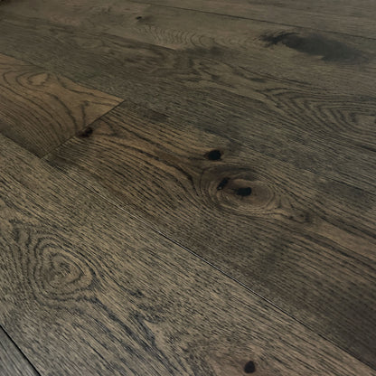 6 1/2" x 1/2" Engineered Hickory Pierce Close Up to Show Grain