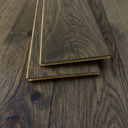 6 1/2" x 1/2" Engineered Hickory Pierce Edge View