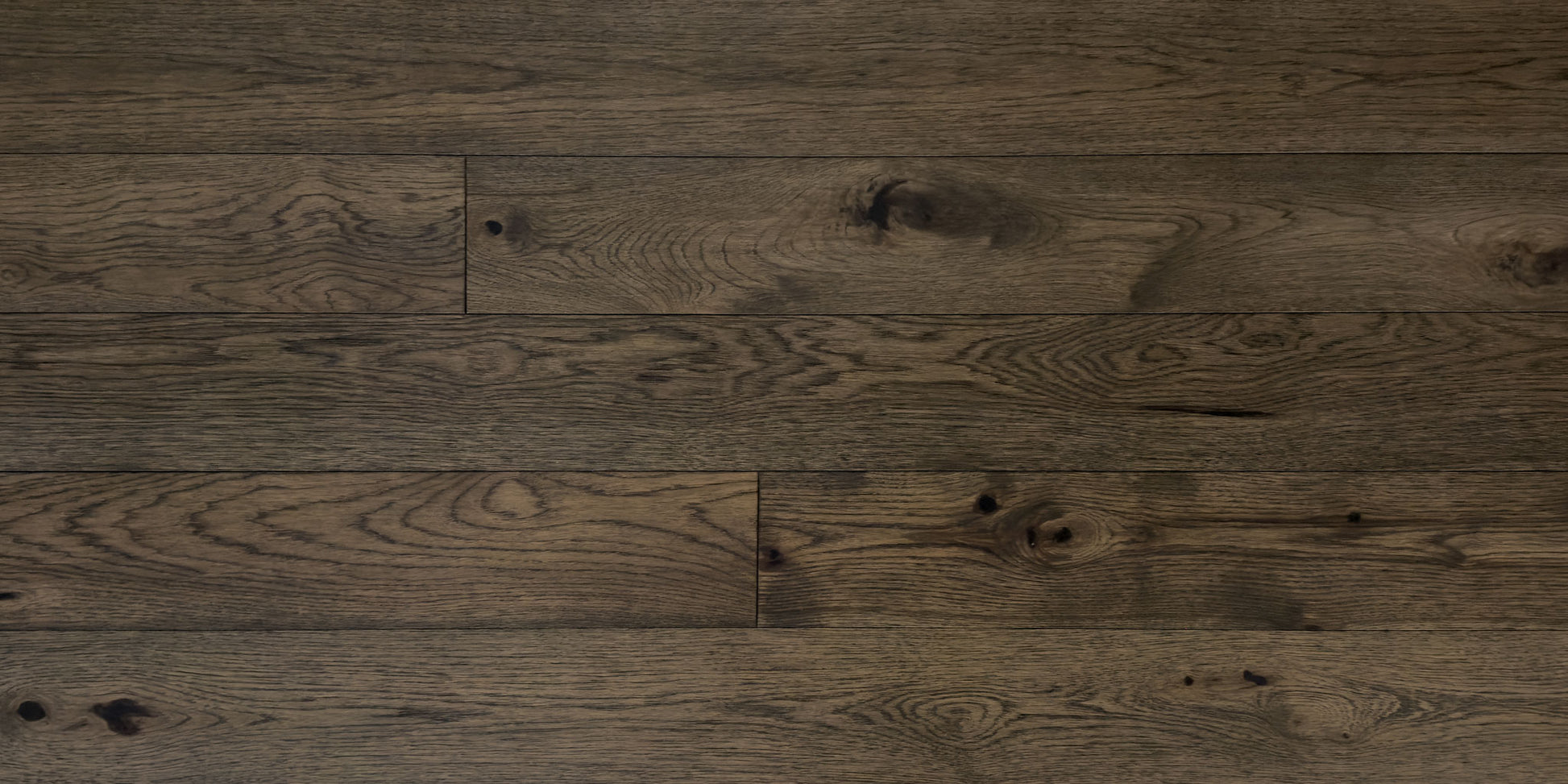 6 1/2" x 1/2" Engineered Hickory Pierce Top View