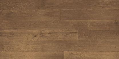 6" x 1/2" Engineered White Oak Barns Top View