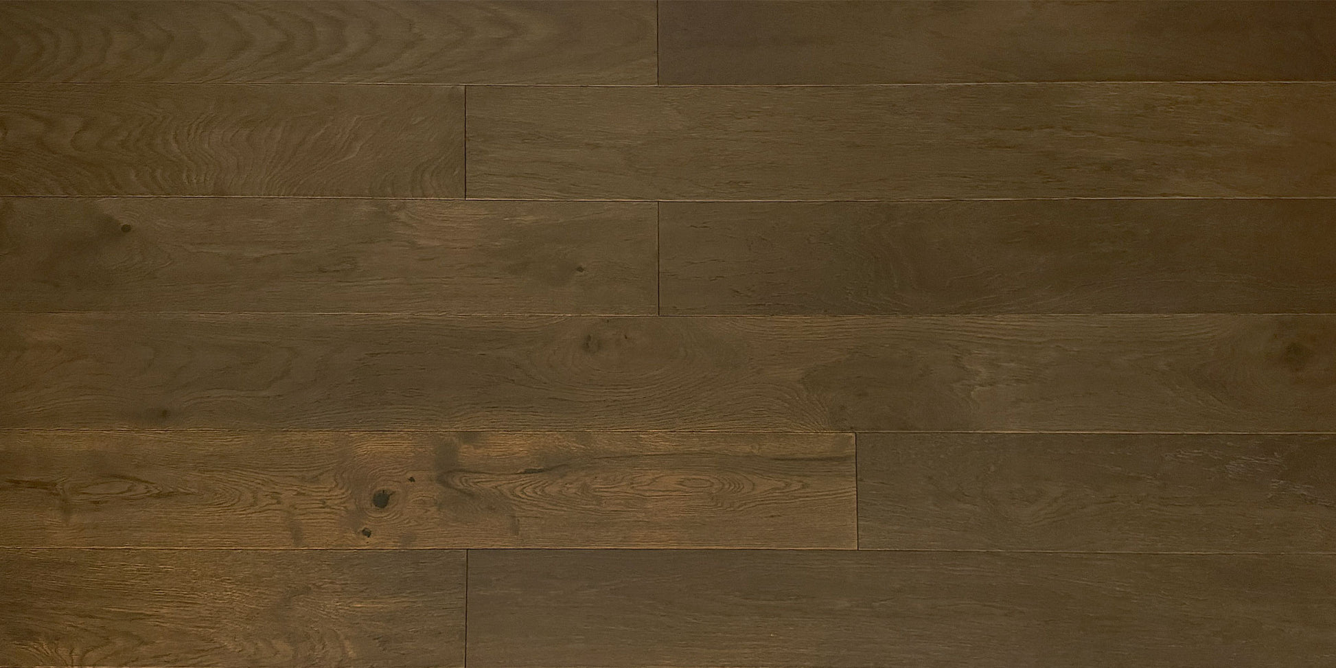 6" x 1/2" Engineered White Oak Winger Top View