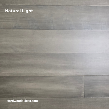 6 1/2" x 1/2" Engineered Maple Autumn Ash Hardwood Flooring shown in natural lighting