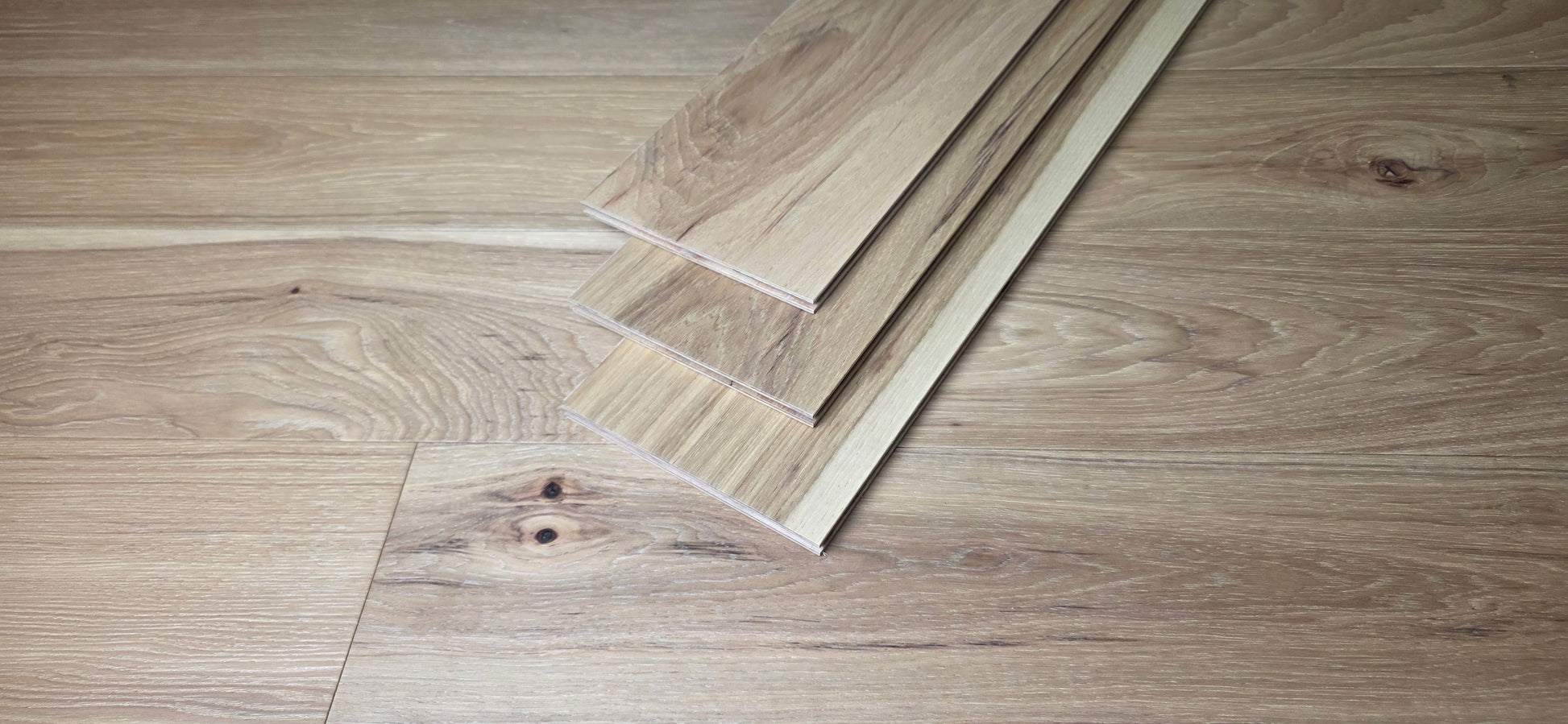 6 1/2" x 1/2" Engineered Hickory Ardbeg Edges