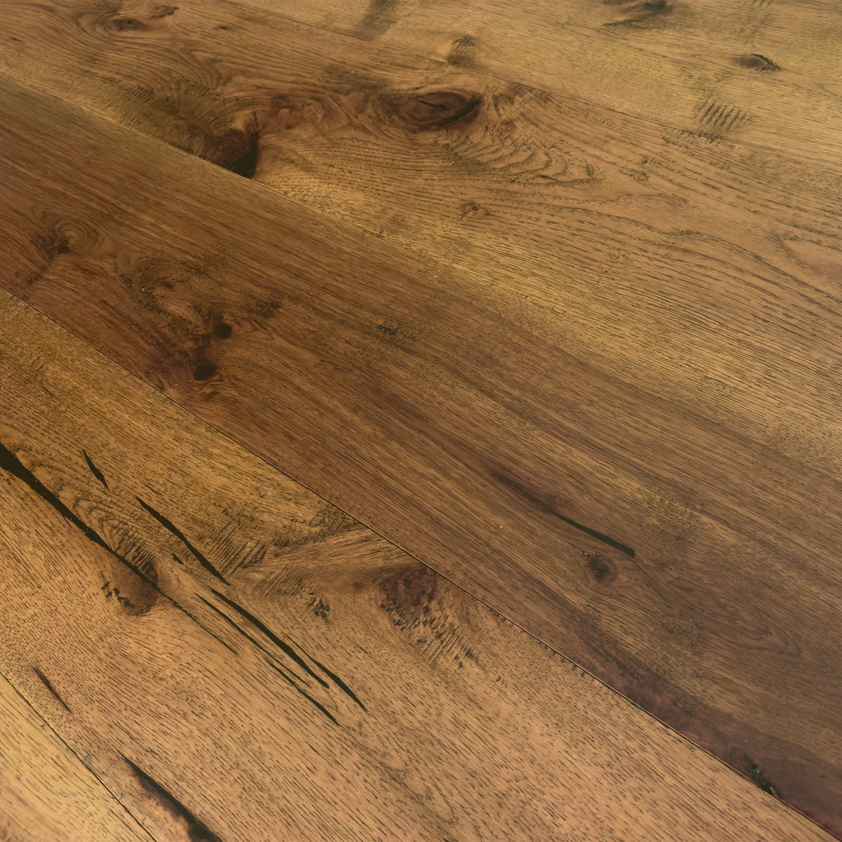 7 1/2" x 1/2" Engineered Antique Hickory Wimberly Stain Hardwood Flooring