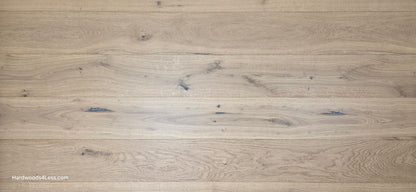 7 1/2" x 1/2" Engineered European White Oak Belleray Hardwood Flooring. Shown up close, in a full format. 