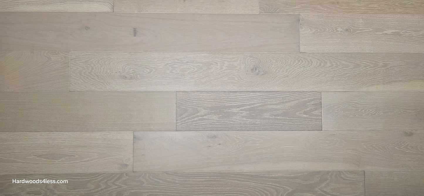 7 1/2" x 9/16" Engineered European Oak Alderney Hardwood Flooring wide close up 