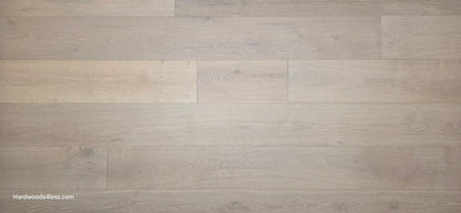 7 1/2" x 9/16" Engineered European Oak Sark Hardwood Flooring shown close up.