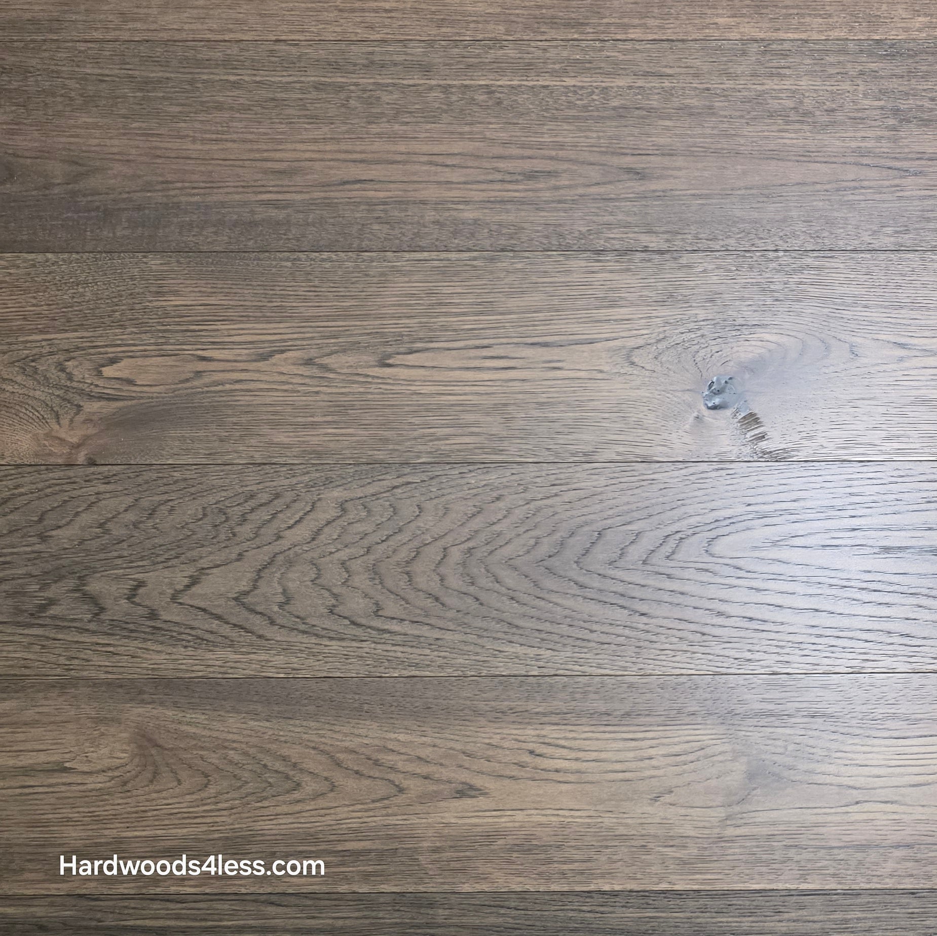 7 1/2" x 9/16" Engineered Hickory Quarry Hardwood Flooring