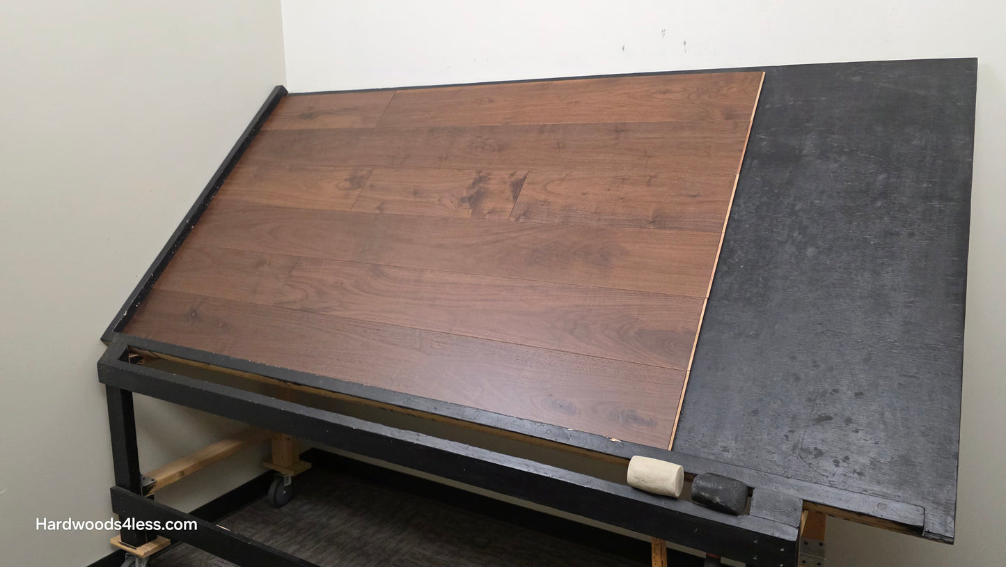 7 1/2" x 9/16" Engineered Walnut Columbia Hardwood Flooring
