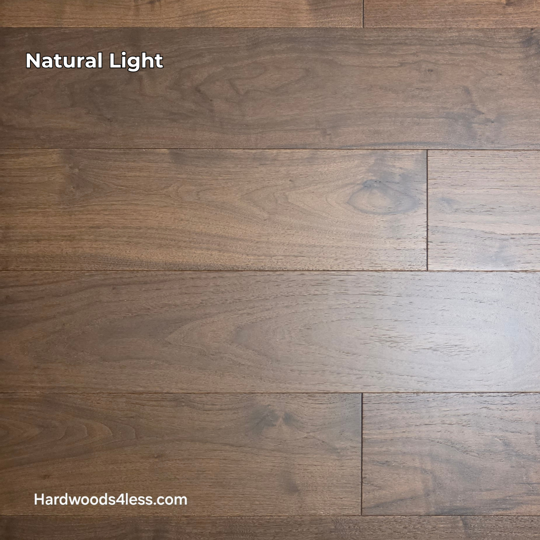 7 1/2" x 9/16" Engineered Walnut Columbia Hardwood Flooring