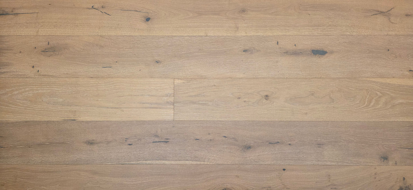 7 1/2" x 5/8" Engineered European White Oak Chivas Top View