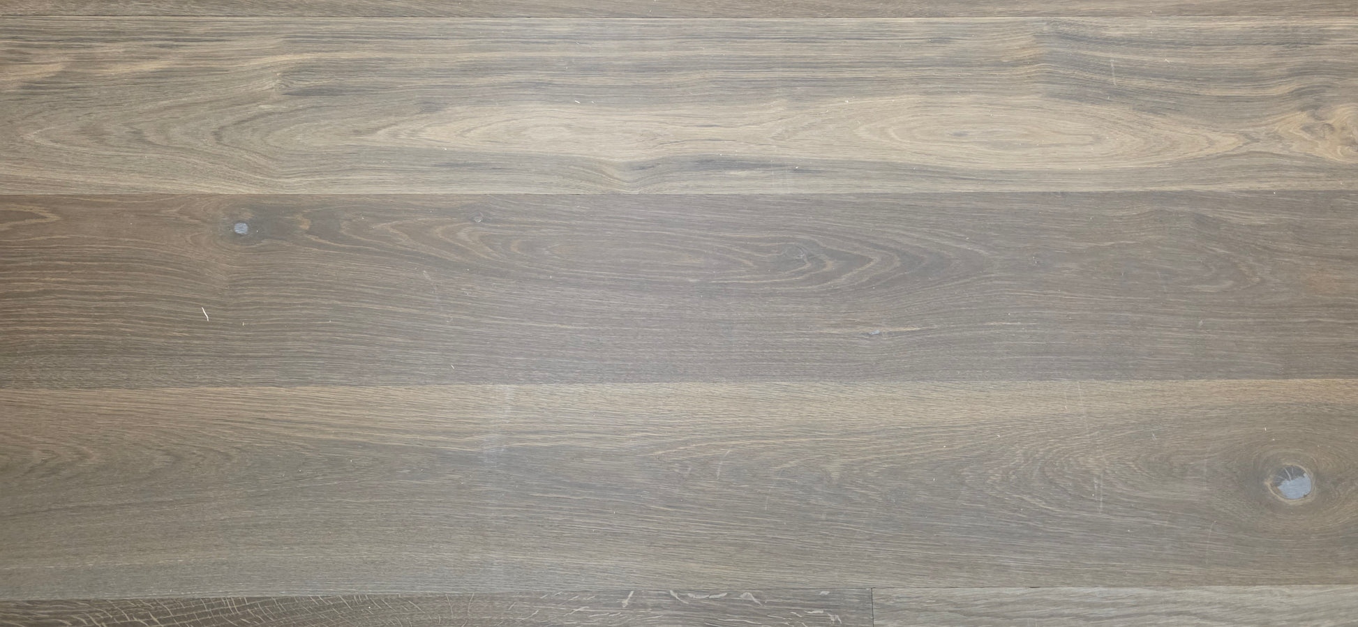 smoked European oak hardwood flooring close up 