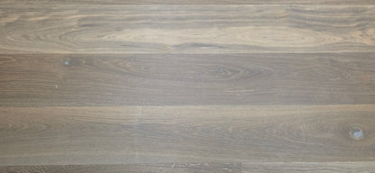 smoked European oak hardwood flooring close up 