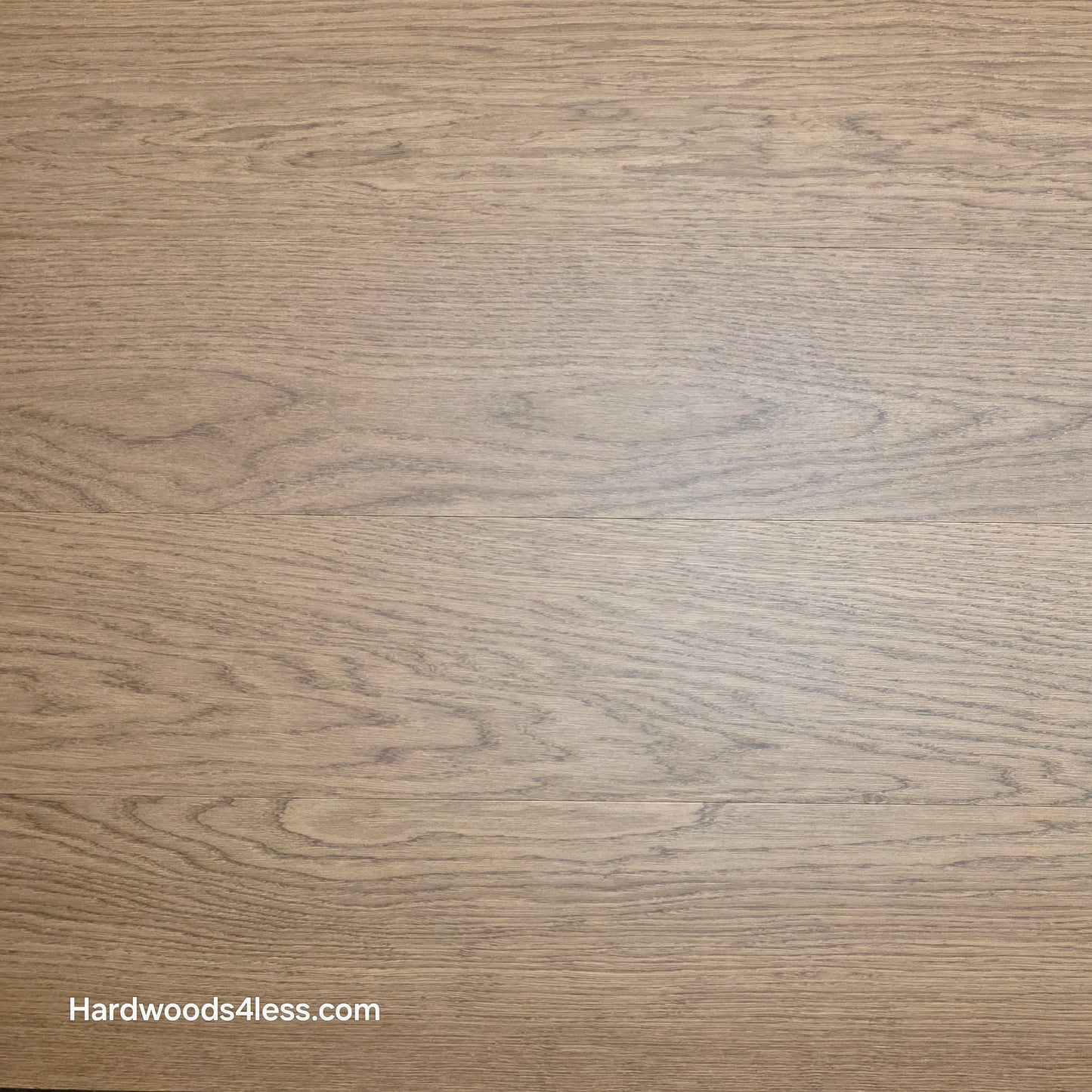 8.11" x 7/16" Modernized Engineered European Oak Calatrava Hardened Hardwood Flooring. Shown close up.