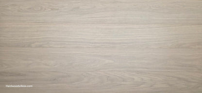 8.11 x 716 Modernized Engineered European Oak Corbusier hardened Hardwood Flooring. Shown Close up.