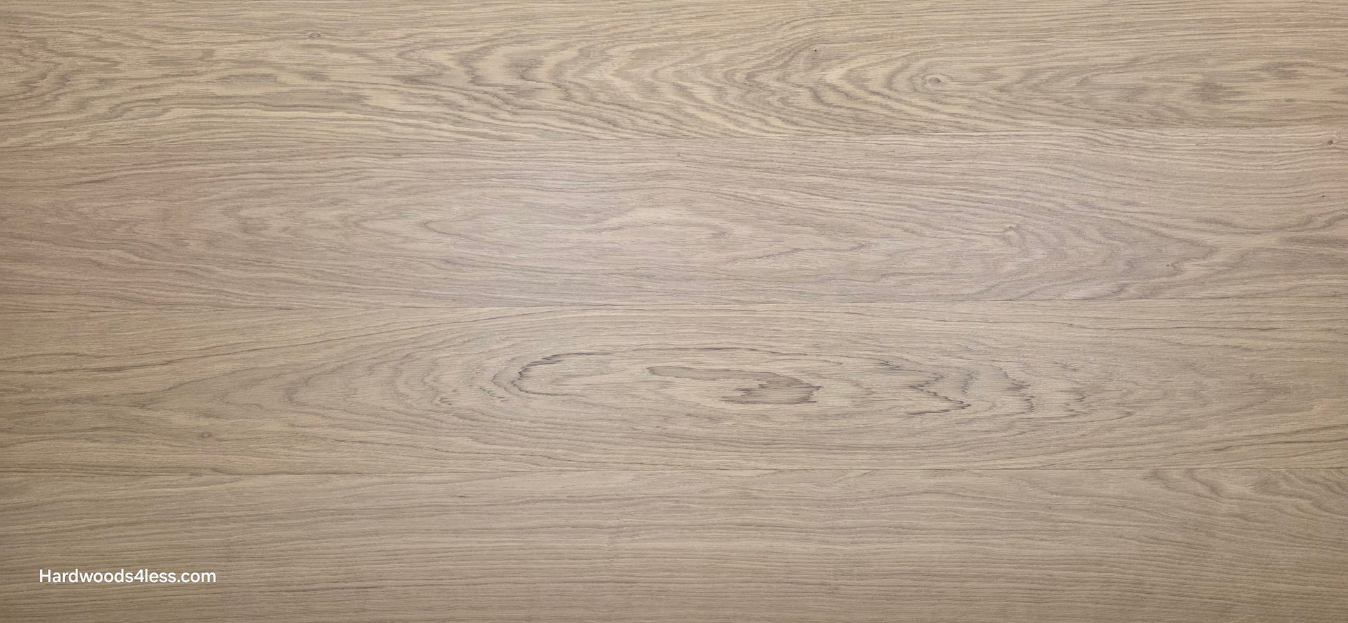 8.11" x 7/16" Modernized Engineered European Oak Gropius Hardened Hardwood Flooring. Close up.