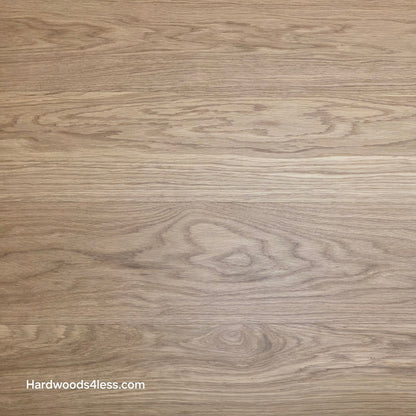 8.11" x 7/16" Modernized Engineered European Oak Wright Hardened Hardwood Flooring. Shown Close up. 