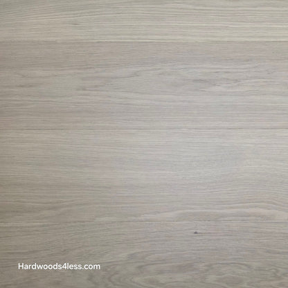 8.11" x 7/16" Modernized Engineered European Oak Foster Hardened Hardwood Flooring. Shown close up. 
