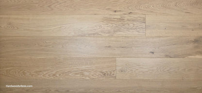 8.66" x 5/8" Engineered European Oak Pismo Stain Hardwood Flooring. Close up. 