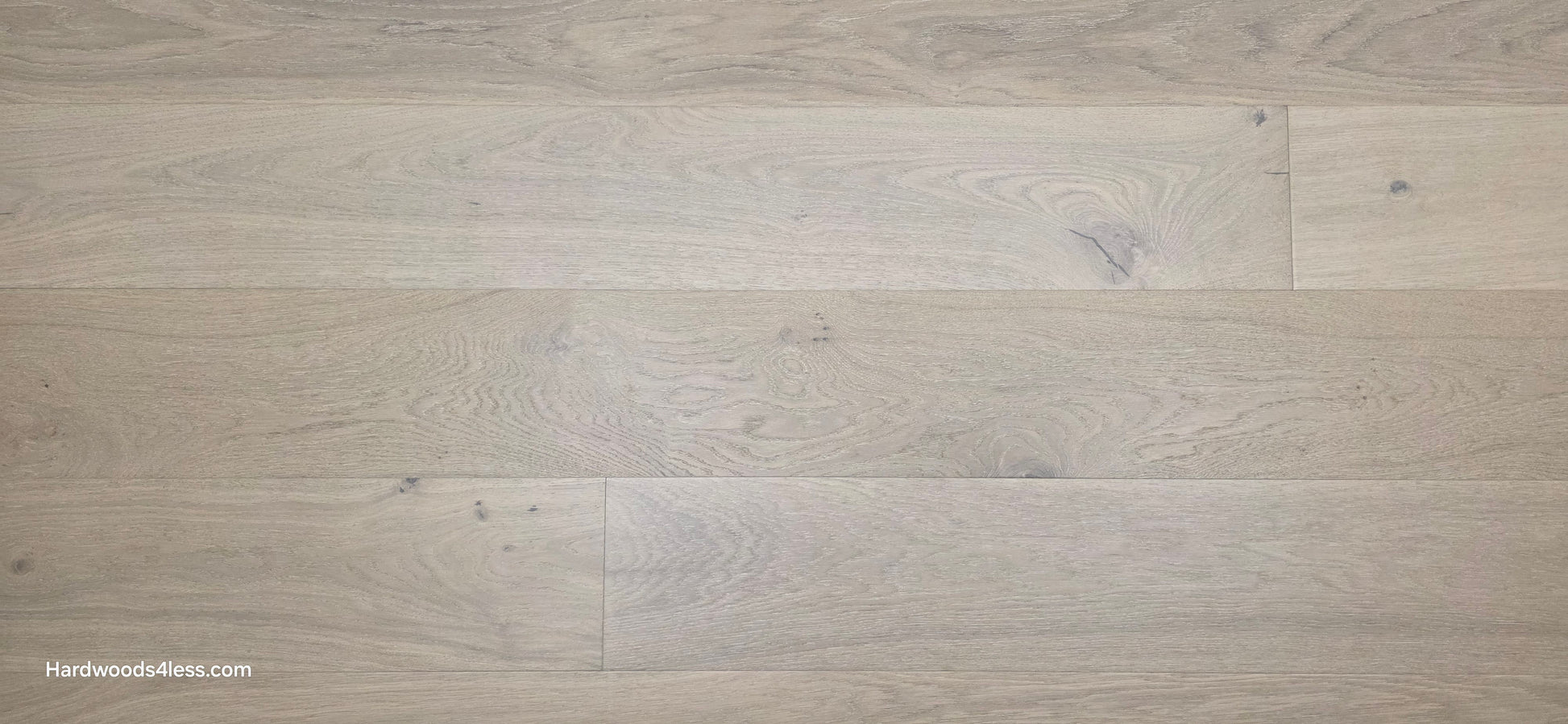 8.66" x 5/8" Engineered European Oak Solana Stain Hardwood Flooring. Close up.
