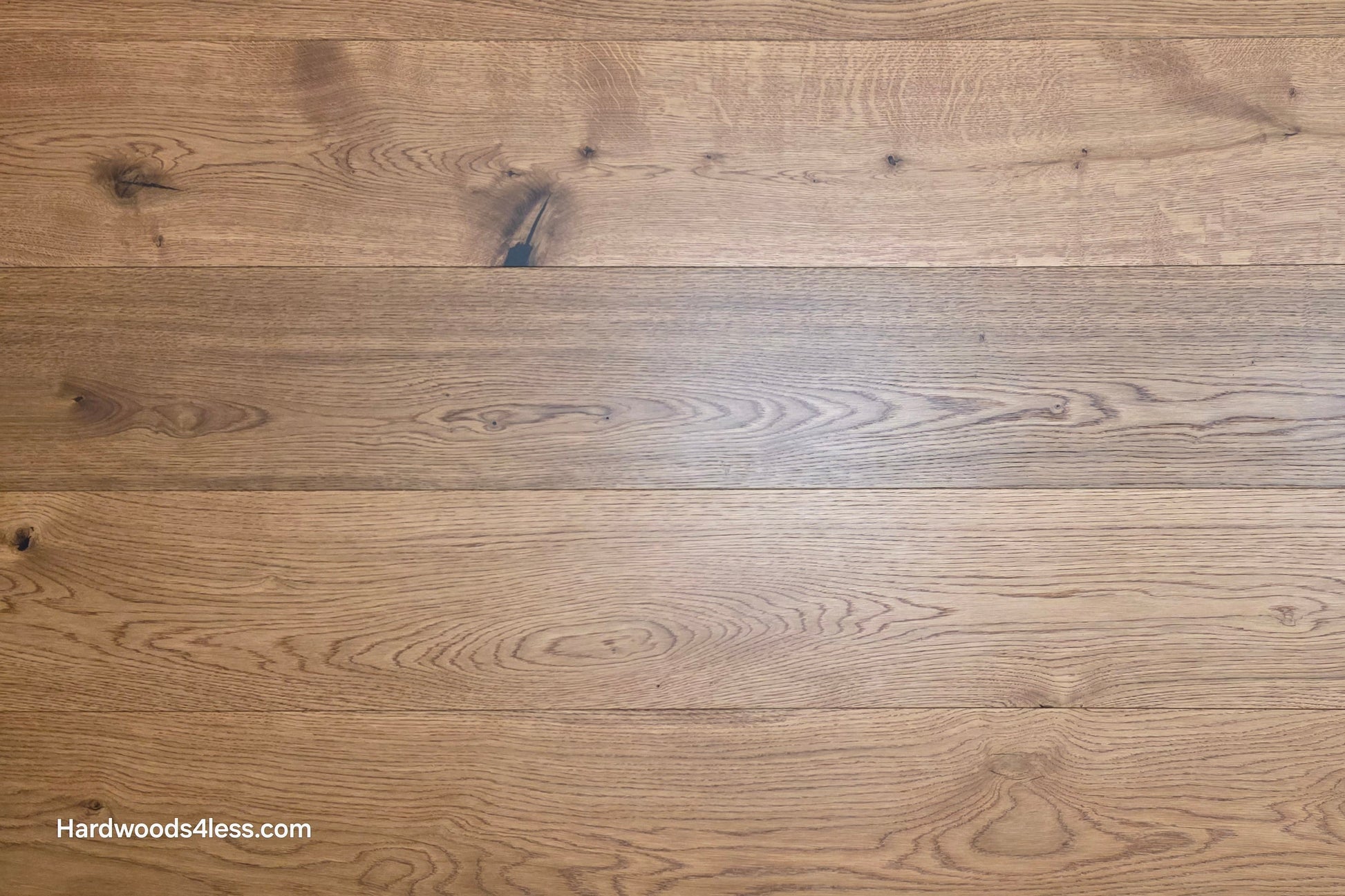 8 1/4" x 9/16" Engineered European Oak Helios Hardwood Flooring close up. 