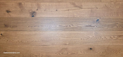 8 1/4" x 9/16" Engineered European Oak Helios Hardwood Flooring. Close up.