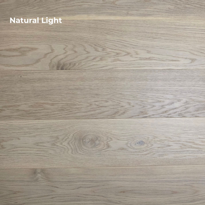 8 1/4" x 9/16" Engineered European White Oak Dove Hardwood Flooring