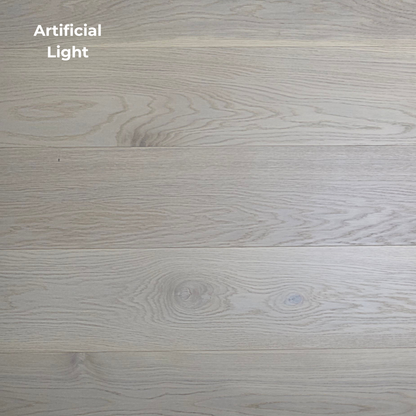 8 1/4" x 9/16" Engineered European White Oak Dove Hardwood Flooring